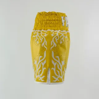 Growth BX Francois Yellow & White 192332 Custom Boxing Shorts & Trunks