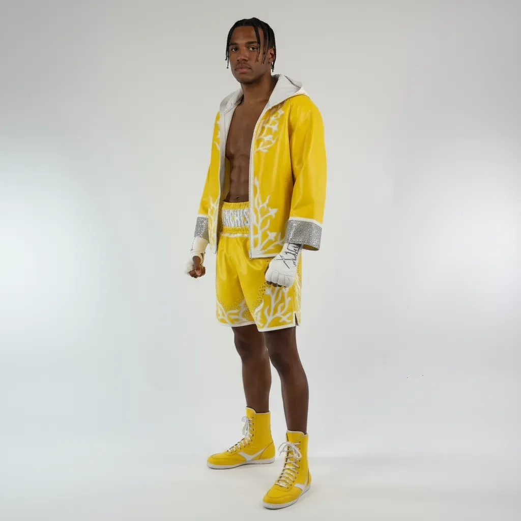Growth JKT Francois Yellow & White 192332 Jackets