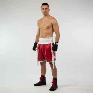 Flex BX Edna Red & White 192505 Custom Boxing Shorts & Trunks
