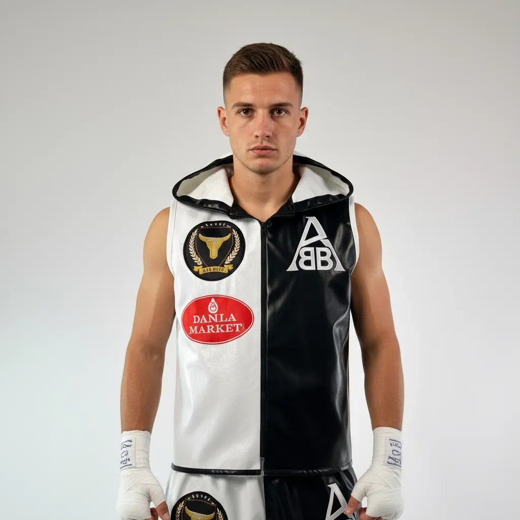 Haringey JKT Abdoul White & Black 193047 Jackets