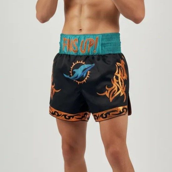 Razor  Josh Black & Orange  193739 Muay Thai Shorts