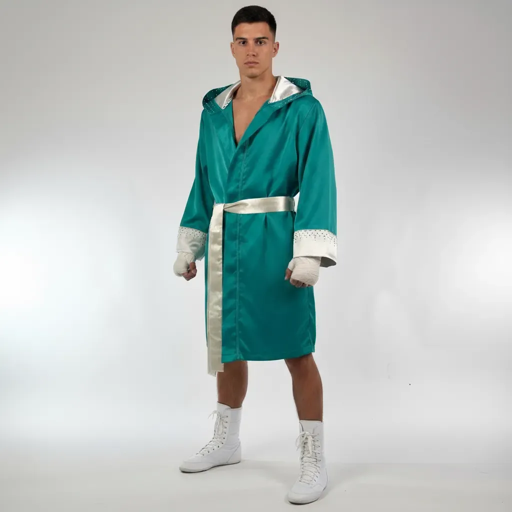 Classic Robe Old Weqas Aqua & silver 132407 Robes