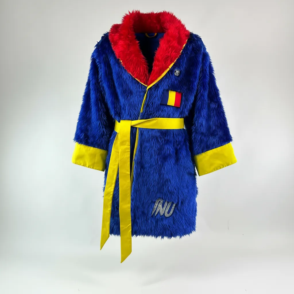 Playboy Robe Ion Blue & Red & Yellow 168392 Robes