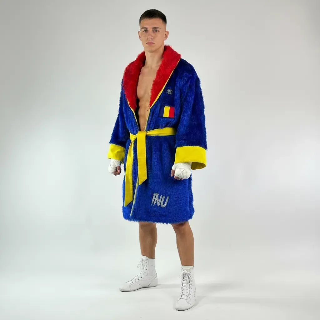 Playboy Robe Ion Blue & Red & Yellow 168392 Robes