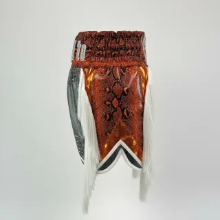 Haymaker BX Ethan Grey-Orange-White 184196 Custom Boxing Shorts & Trunks