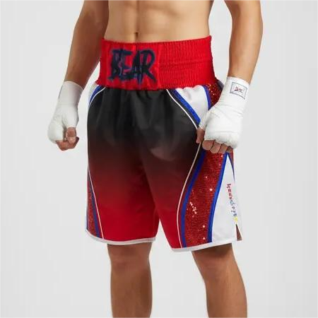 King Cobra BX Lucas Red-Blue-White178540 Custom Boxing Shorts & Trunks