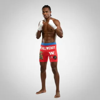 Classic Compression/ Value Tudo Shorts Red & Blue Kiara W Compression Shorts