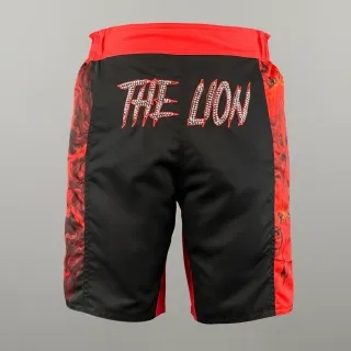 Side stripe MMA The Lion Black&Red 176652 MMA Shorts