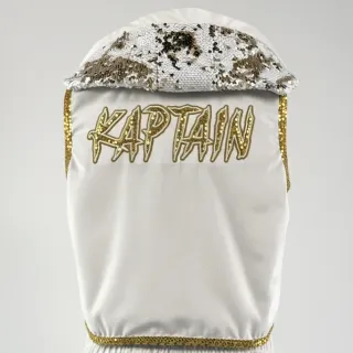Classic Women's Crop JKT White & Gold Kaitlin L Jackets