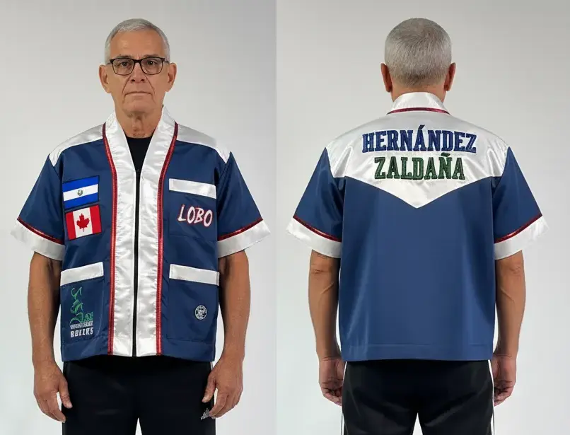 GROOVE Corner 193761 Navy blue & White Guillermo Corner Jackets