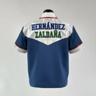 GROOVE CR 193761 Navy blue & White Guillermo Corner Jackets