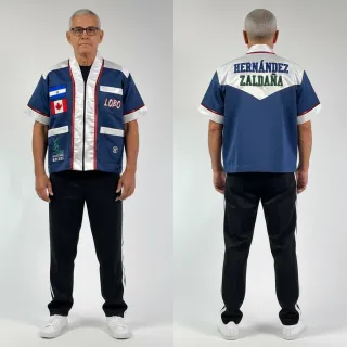 193761 Navy blue & White Guillermo