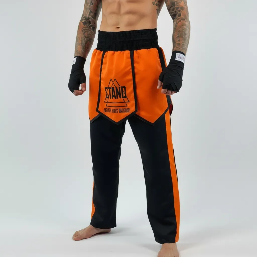 Roman KBK Charles Black&Orange 187490 Kickboxing Trousers