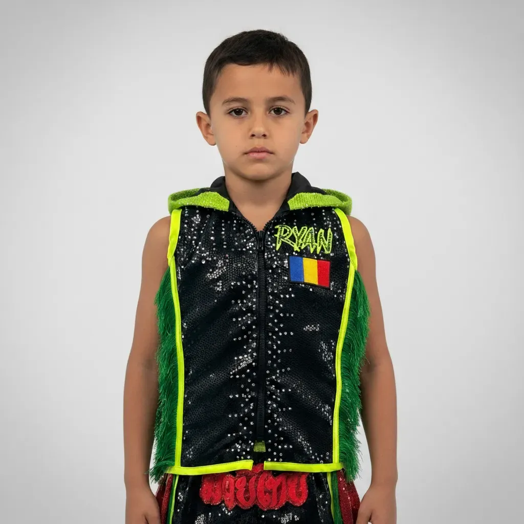 Side Stripes JKT 194497 Black&Green Anca Jackets