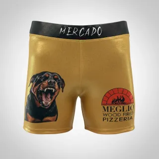 Classic Compression/ Value Tudo Shorts Gold & Black Ethen M Compression Shorts