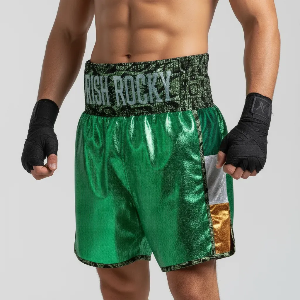 Venom BX 193598 Green-White-Orange Custom Boxing Shorts & Trunks