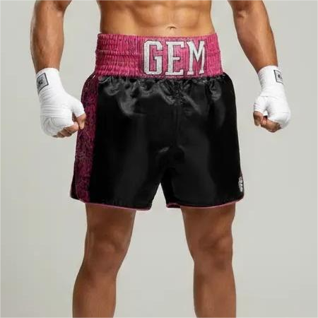 Royal MTS 194314 Black&Pink Muay Thai Shorts