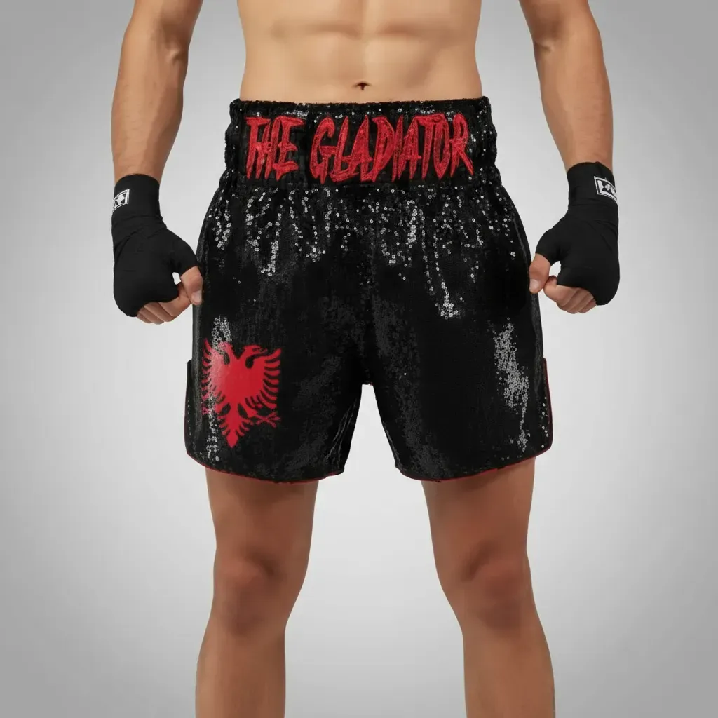 Classic MTS 195606 Black&Red Muay Thai Shorts