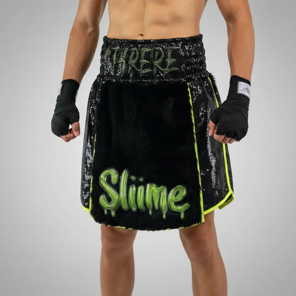 Warrior GLA 194971 Black&Neon Green Gladiator Shorts