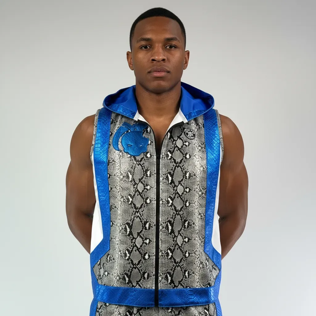 Cotto Jacket 194687 White&Blue Jackets