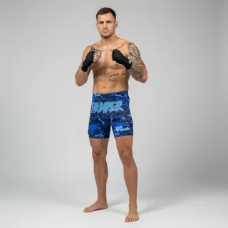 Classic Compression/ Value Tudo Shorts Blue Camouflage Emma L Compression Shorts