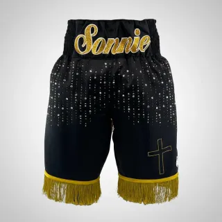 Great Britain BX Black & Great Britain Flag Sonnie R Custom Boxing Shorts & Trunks