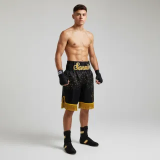 Great Britain BX Black & Great Britain Flag Sonnie R Custom Boxing Shorts & Trunks
