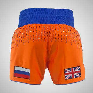 Classic MTS 194733 Orange & Blue Muay Thai Shorts