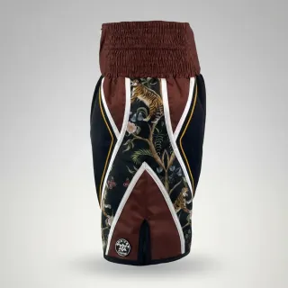 King Cobra BX Black & Brown Alan G Custom Boxing Shorts & Trunks