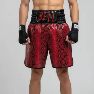 Classic BX Red Contrast snake Amanda G Custom Boxing Shorts & Trunks