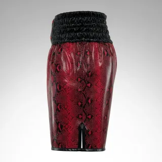Classic BX Red Contrast snake Amanda G Custom Boxing Shorts & Trunks