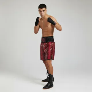 Classic BX Red Contrast snake Amanda G Custom Boxing Shorts & Trunks