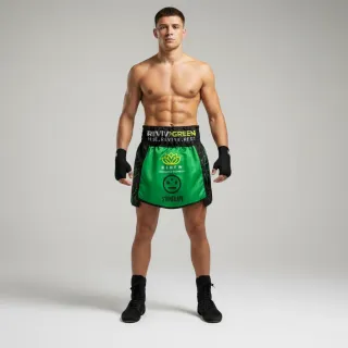 Thunder GLA 195127 Green & Black Gladiator Shorts