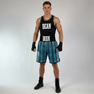 Black & Light Blue Full Boxing Kits