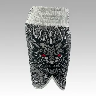 Tatsu Storm BX Black & White Rory H Custom Boxing Shorts & Trunks