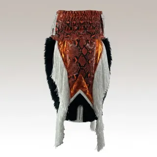 Haymaker BX Black & Orange Ali R Custom Boxing Shorts & Trunks