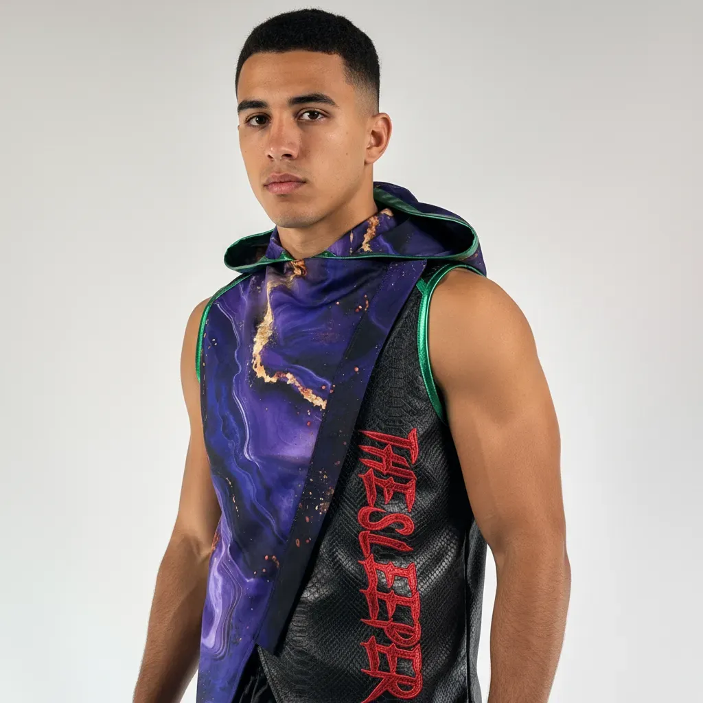 RJJ Jacket 194983 Purple & Black Jackets