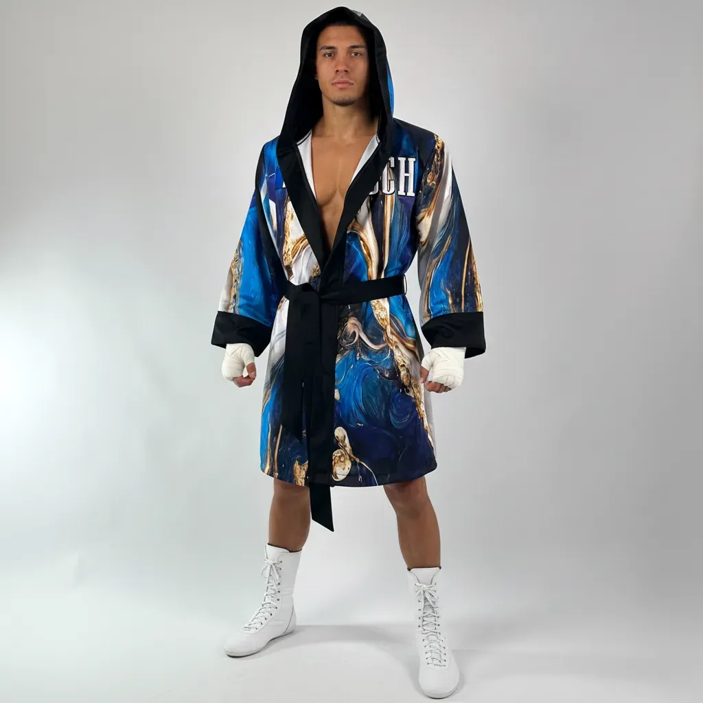 Classic Robe 195704 Blue Print Robes