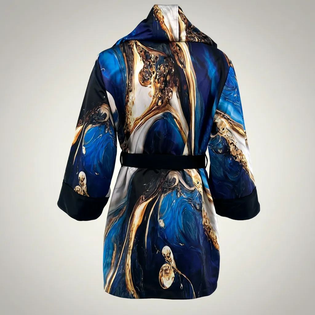 Classic Robe 195704 Blue Print Robes