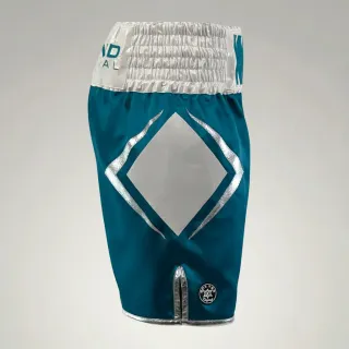 Chevron Bx Mid Blue & White Jake G Custom Boxing Shorts & Trunks
