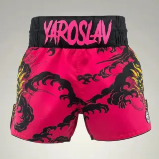 Tatsu Storm MTS Pink & Black 196918 Muay Thai Shorts