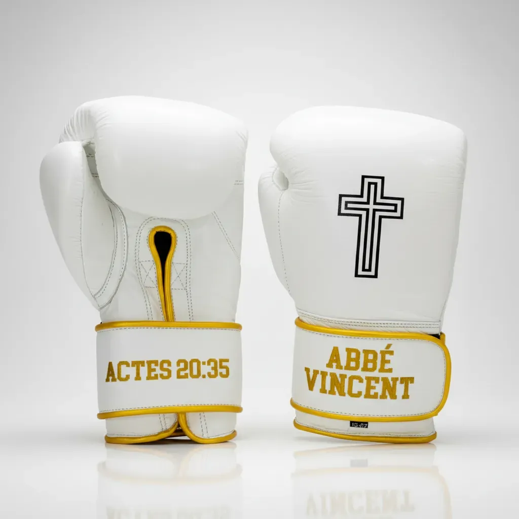 GLOVES EASY (2 colour) White & Yellow Giner C Boxing Gloves