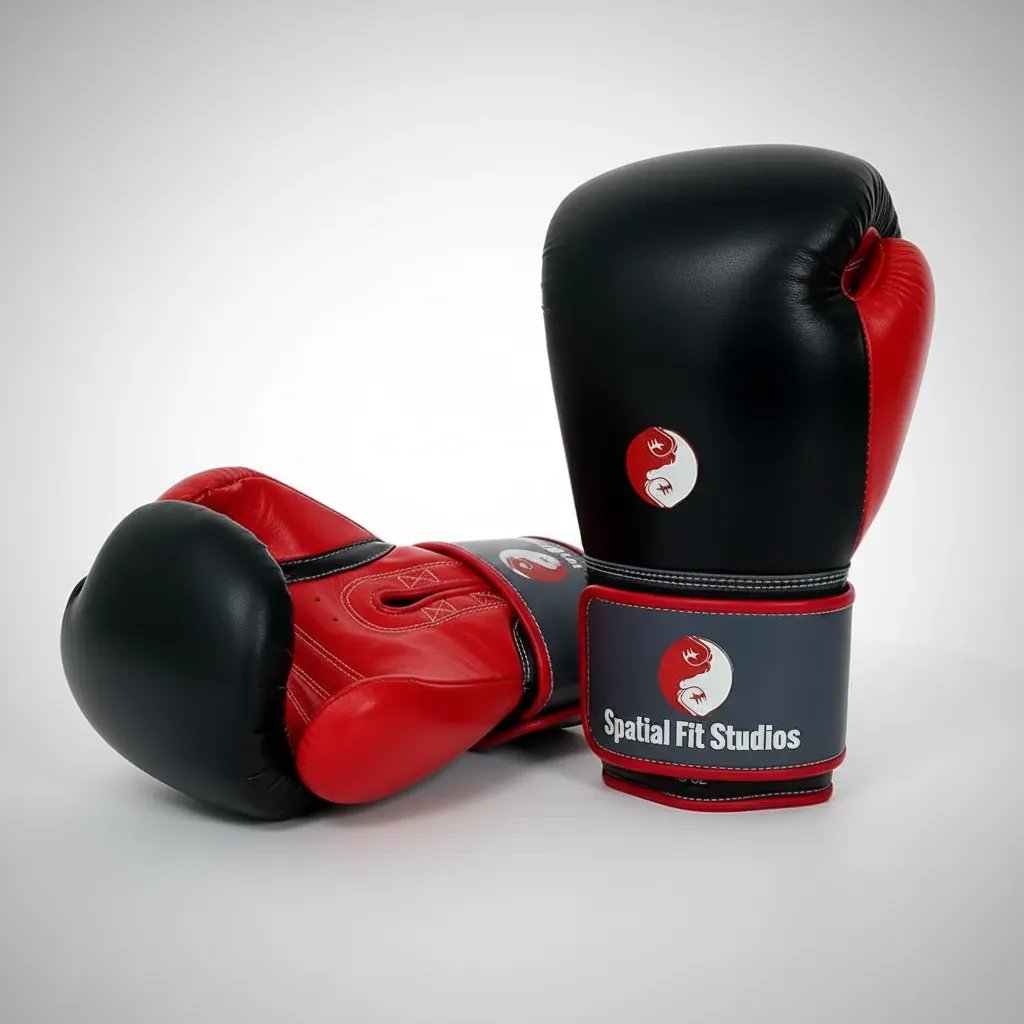 Gloves Classic Black & Red Chasen K Boxing Gloves