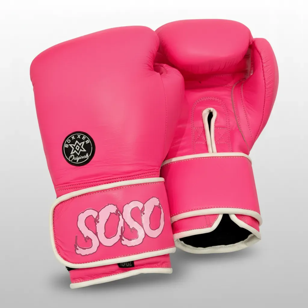 GLOVES EASY (2 colour) Pink Fatima A Boxing Gloves