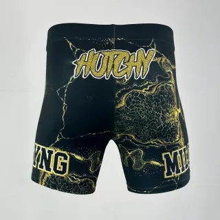 Classic Vale Tudo MMA (Short) Black gold marble Billy H Compression Shorts