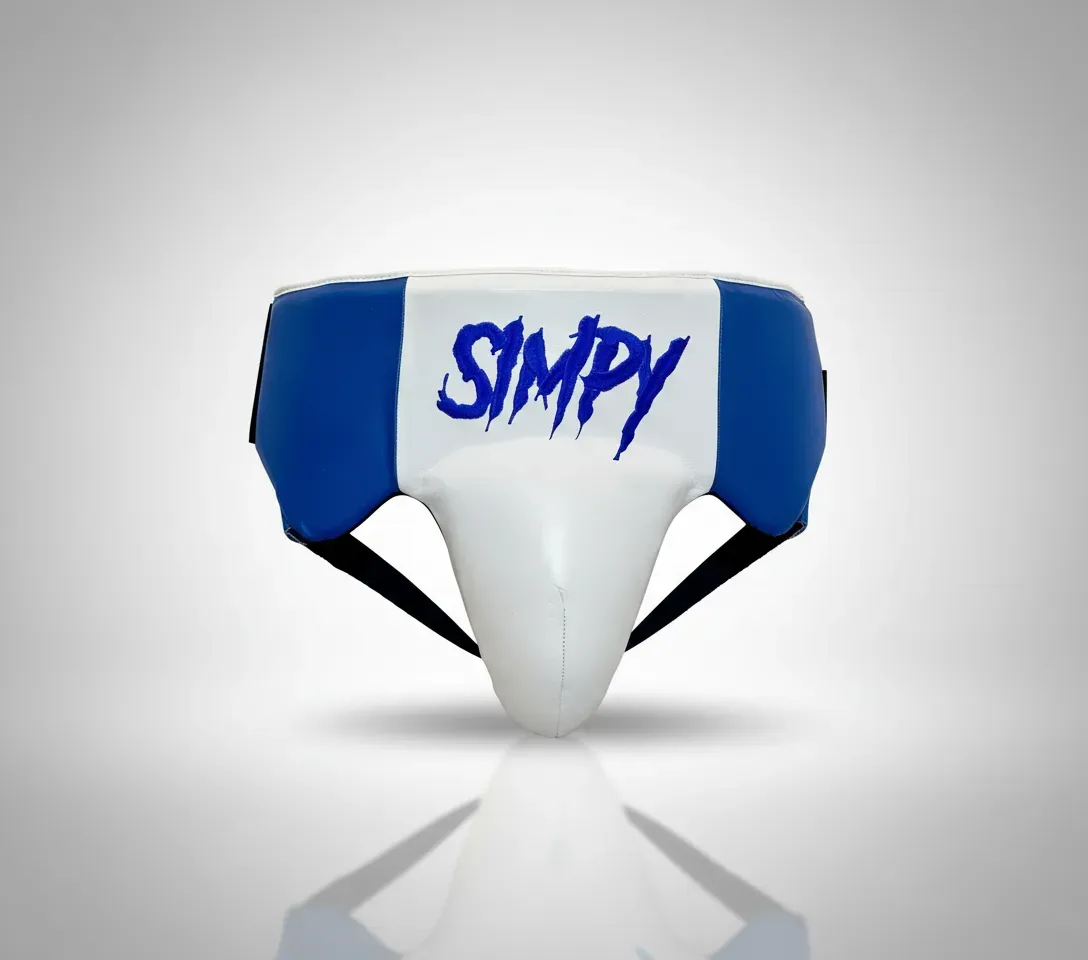 Groin Guard (Tyson) White & Blue George S Groin Guard