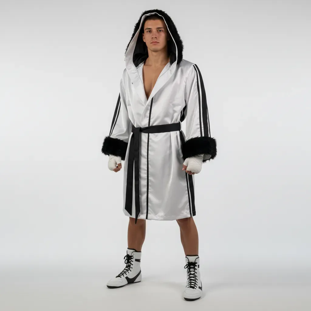 Winner Robe White & Black  Giordana S Robes