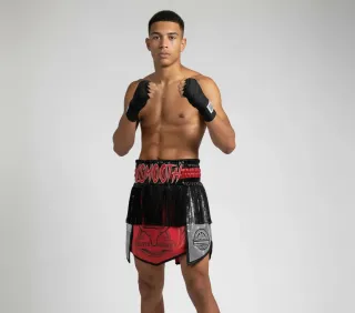 David GLA Red & Silver  AMOS C Gladiator Shorts