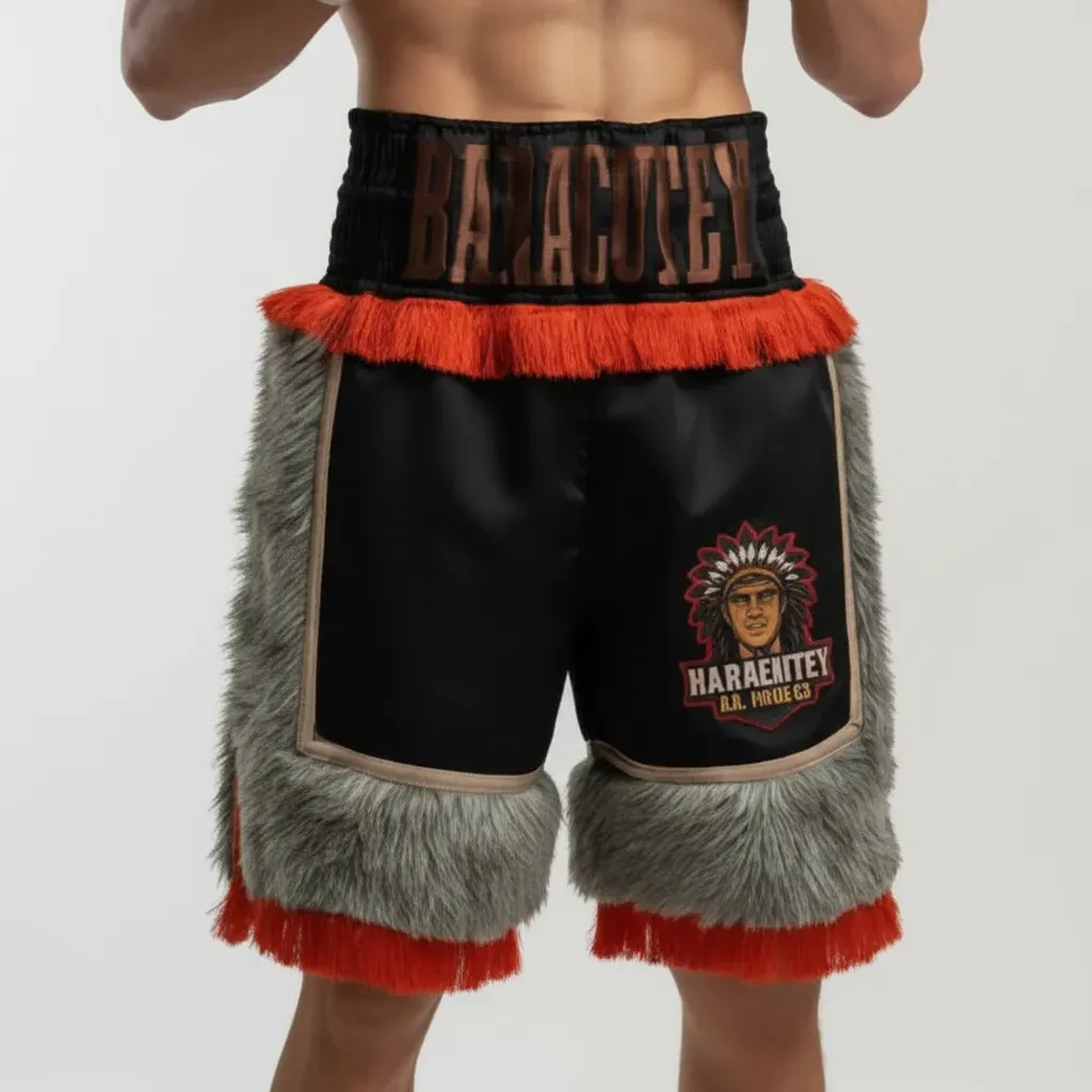 BOMBER BX Black  Brayan D Custom Boxing Shorts & Trunks