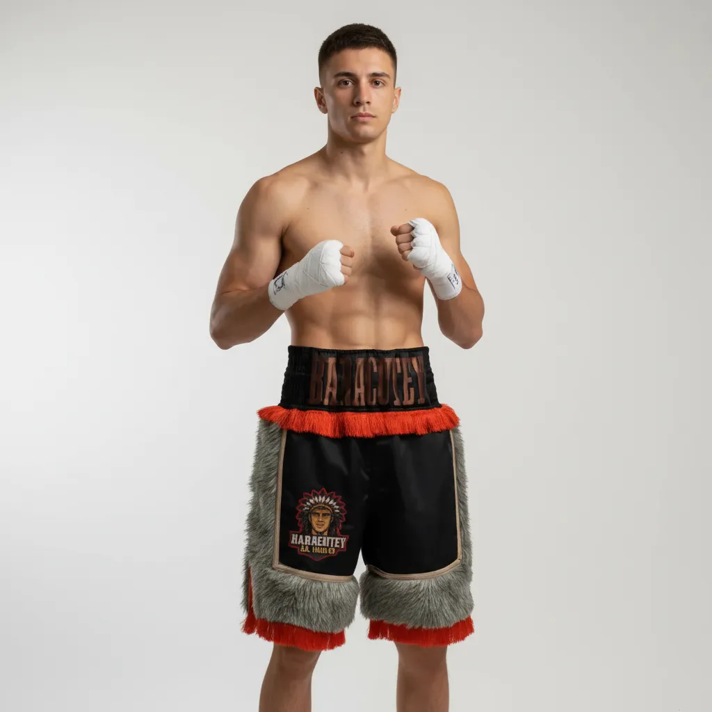 BOMBER BX Black Brayan D Custom Boxing Shorts & Trunks